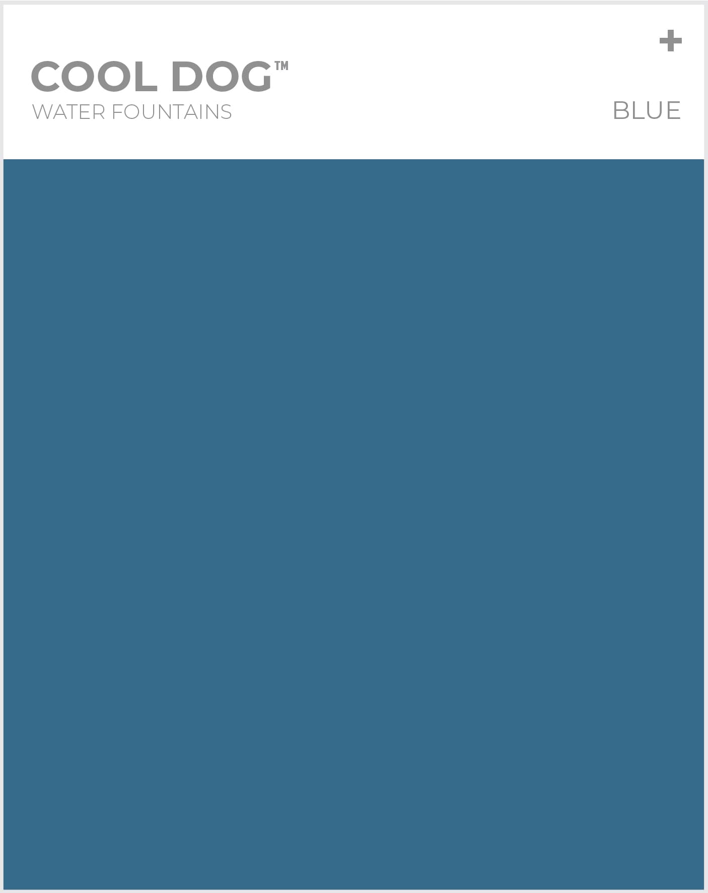 Blue color chip